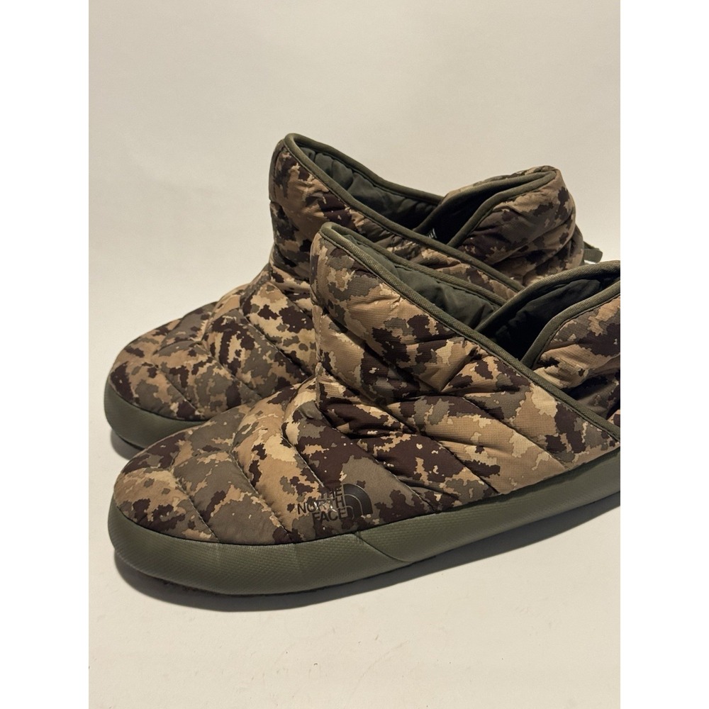 The North Face ThermoBall Traction Slip On Slippers Camo Mens Size 11